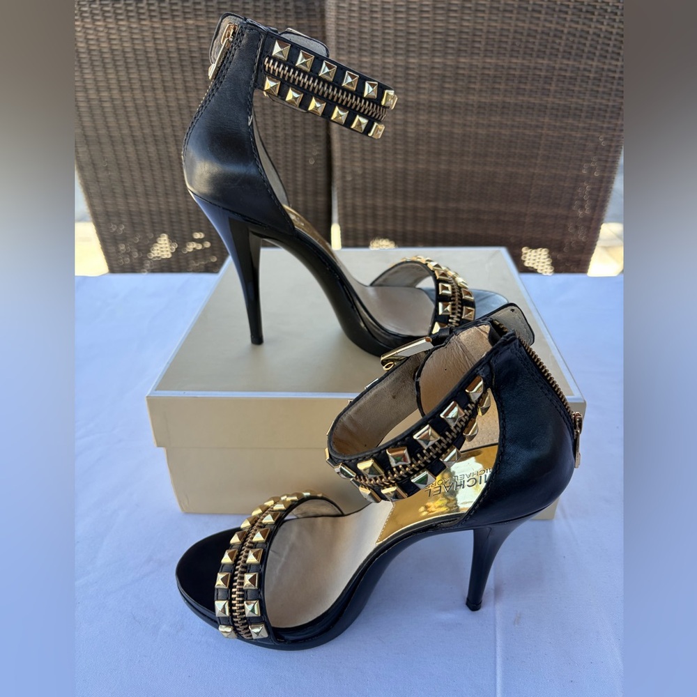 Michael Kors Rock N Roll Ankle Heels, Size 8.5